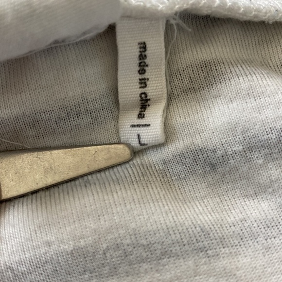 Simple a large sweatshirt heart black and white stripes - Picture 12 of 12